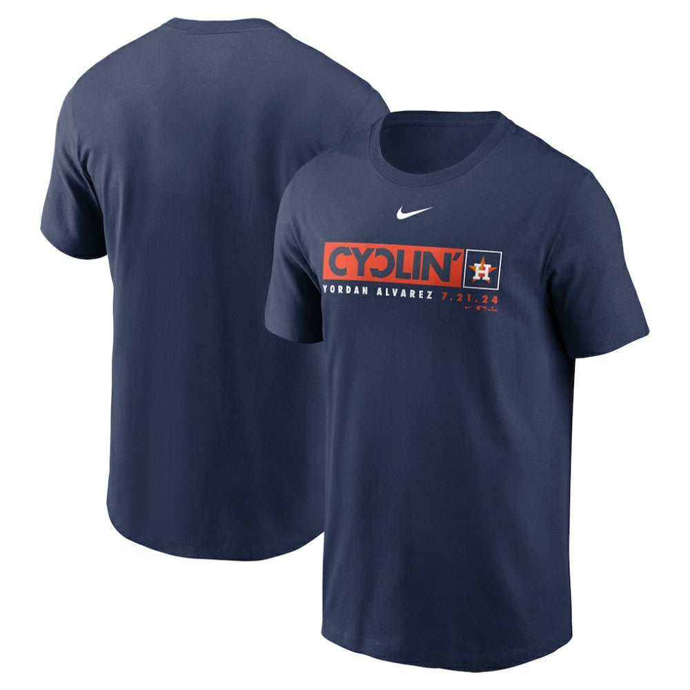 Yordan Alvarez Houston Astros Nike Hit For The Cycle T-Shirt - Navy T-shirts