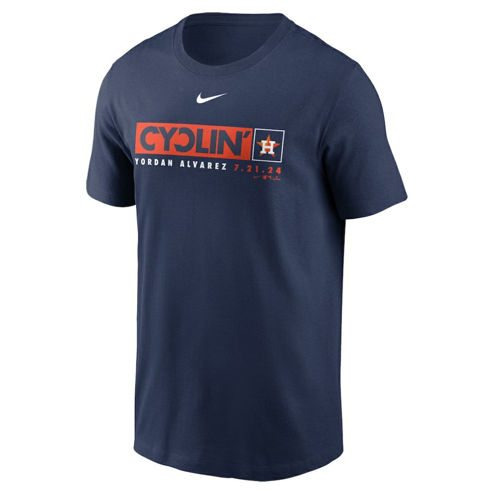 Yordan Alvarez Houston Astros Nike Hit For The Cycle T-Shirt - Navy T-shirts