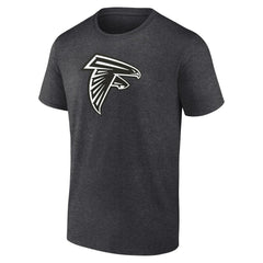 Atlanta Falcons Personalized Name & Number Monochrome T-Shirt - Charcoal T-shirts