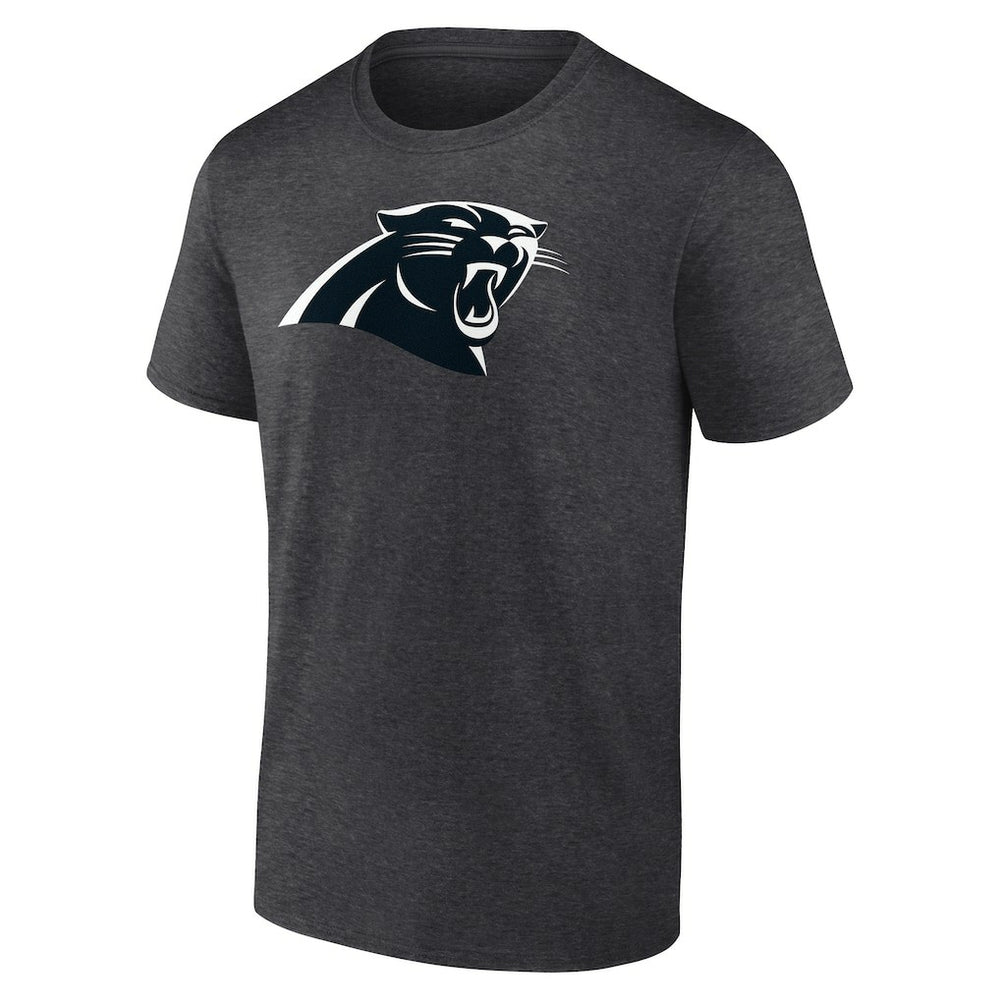 Carolina Panthers Personalized Name & Number Monochrome T-Shirt - Charcoal T-shirts