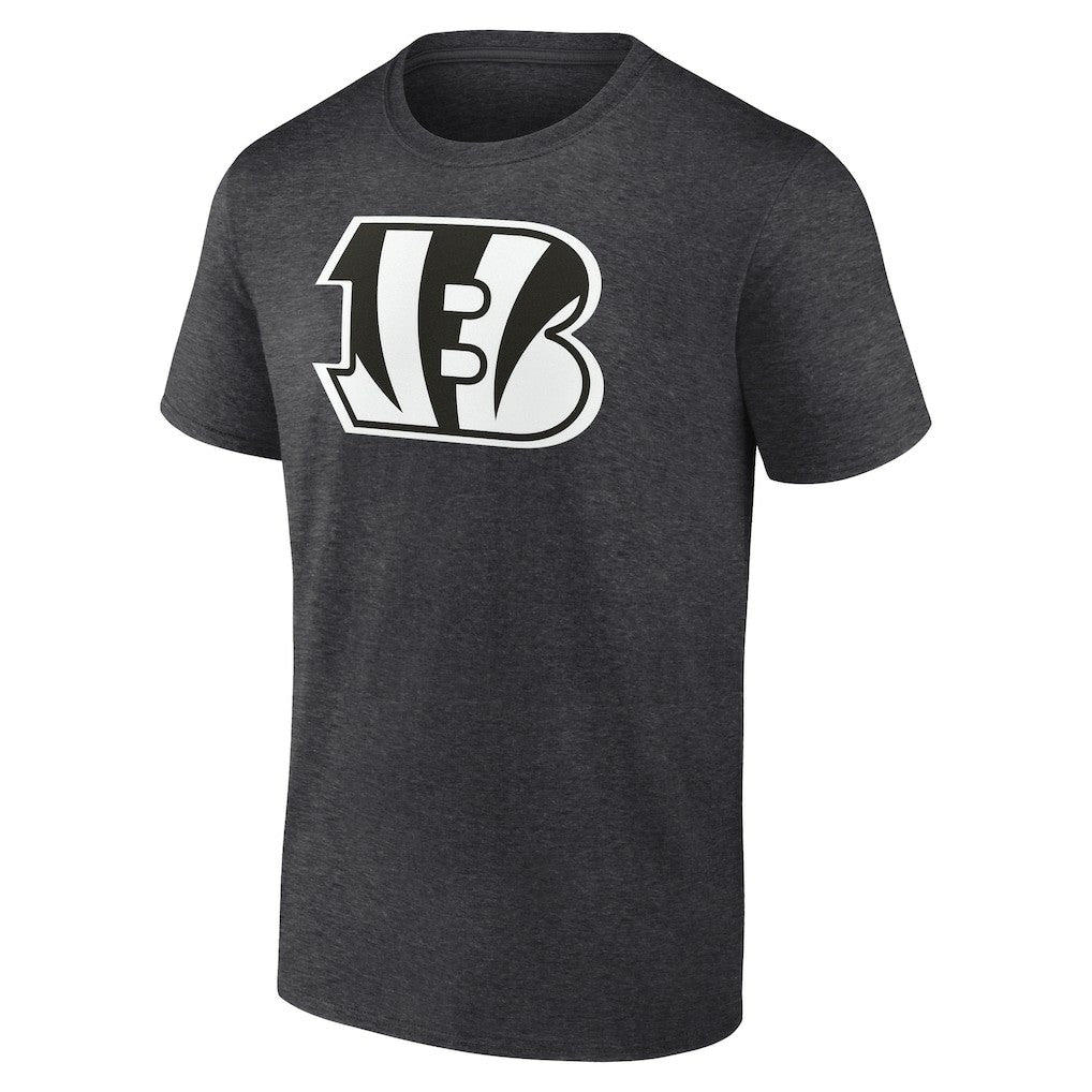 Cincinnati Bengals Personalized Name & Number Monochrome T-Shirt - Charcoal T-shirts