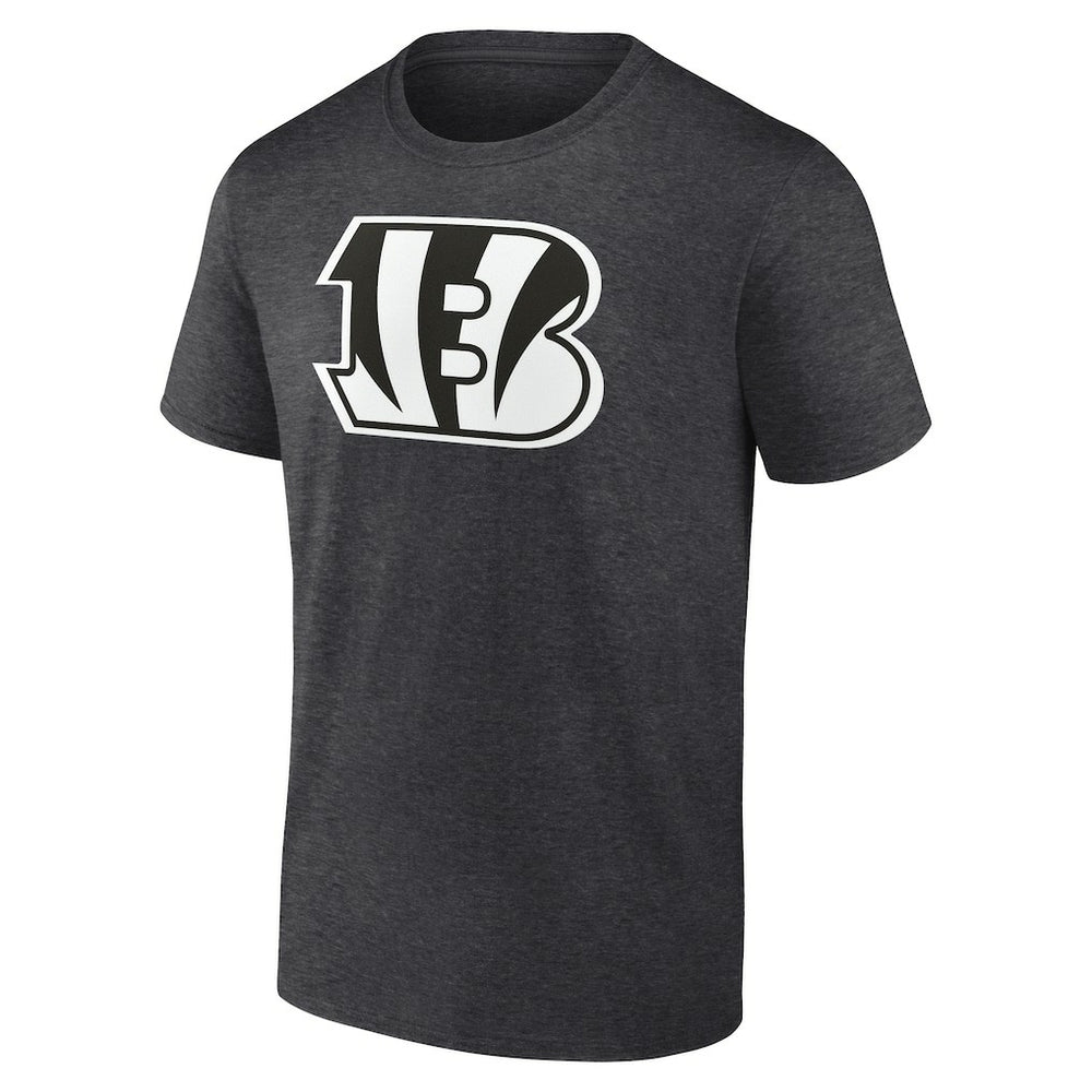 Cincinnati Bengals Personalized Name & Number Monochrome T-Shirt - Charcoal T-shirts