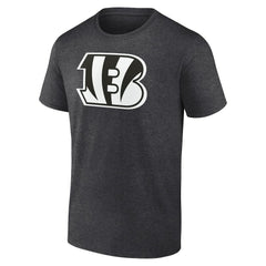 Cincinnati Bengals Personalized Name & Number Monochrome T-Shirt - Charcoal T-shirts