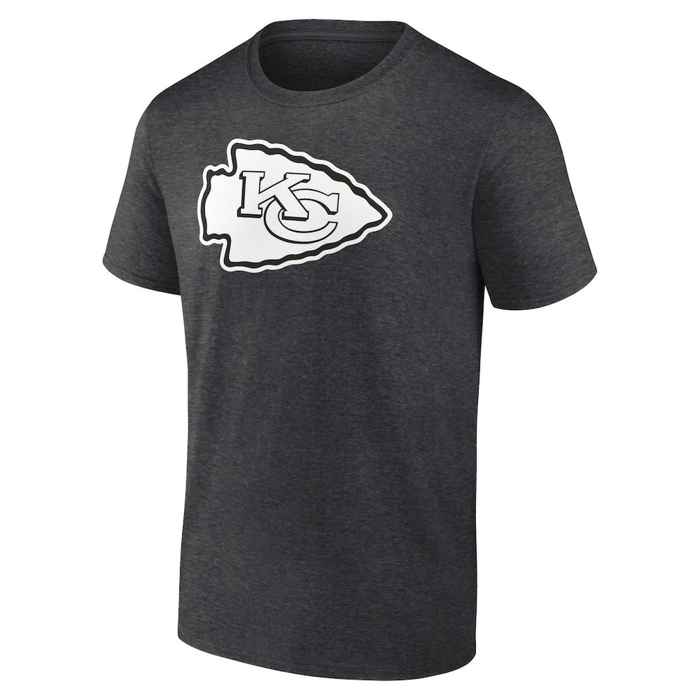 Kansas City Chiefs Personalized Name & Number Monochrome T-Shirt - Charcoal T-shirts