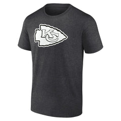 Kansas City Chiefs Personalized Name & Number Monochrome T-Shirt - Charcoal T-shirts