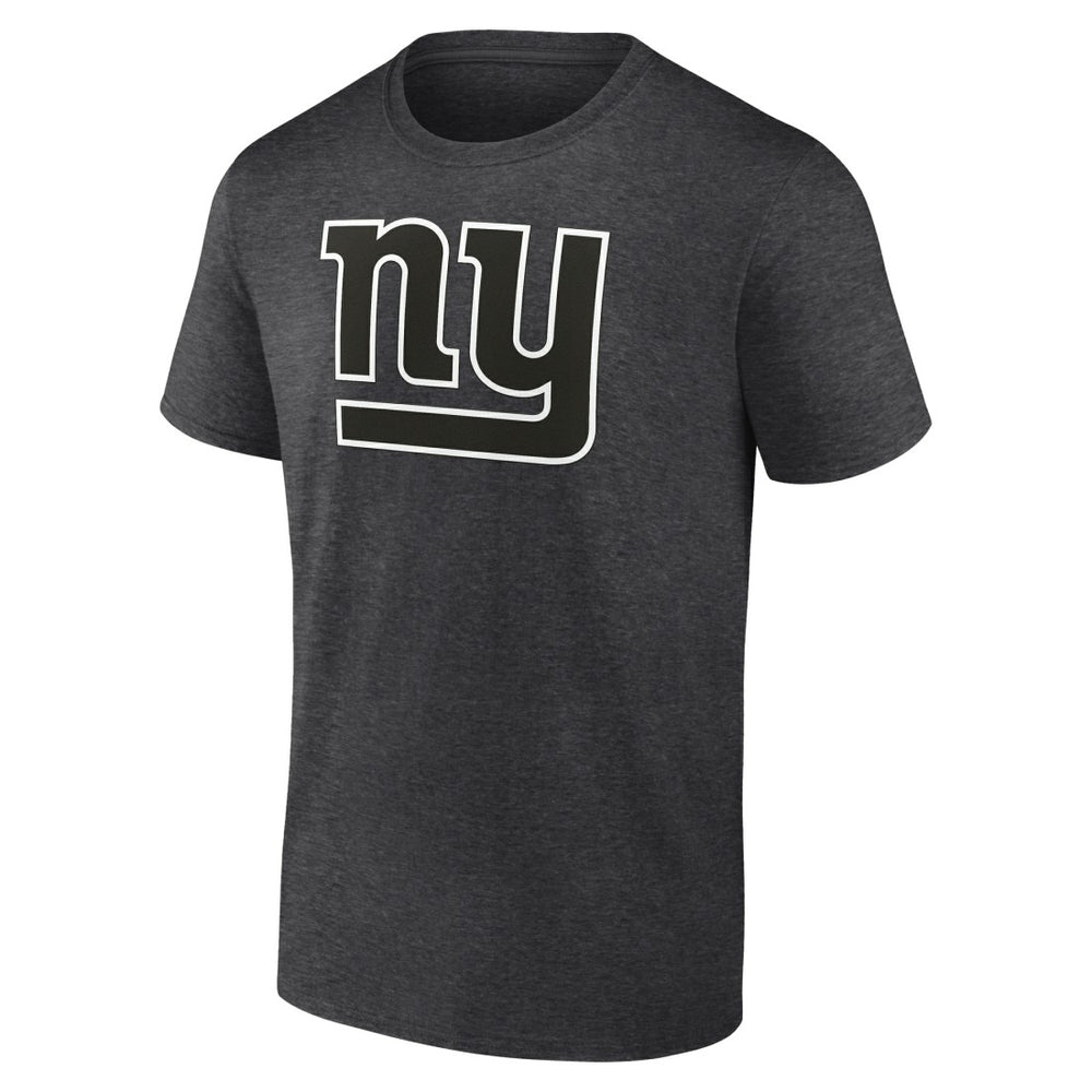 New York Giants Personalized Name & Number Monochrome T-Shirt - Charcoal T-shirts