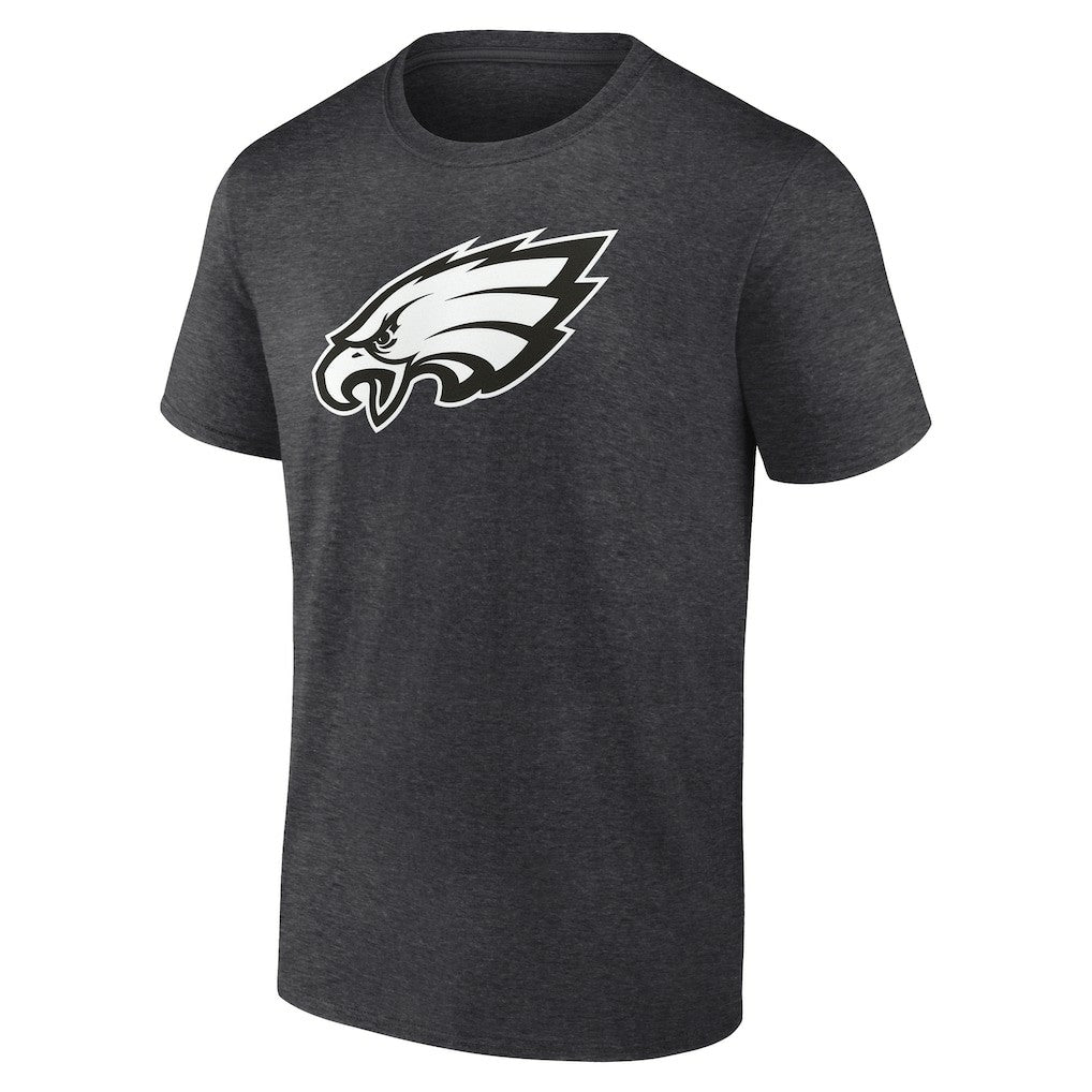 Philadelphia Eagles Personalized Name & Number Monochrome T-Shirt - Charcoal T-shirts