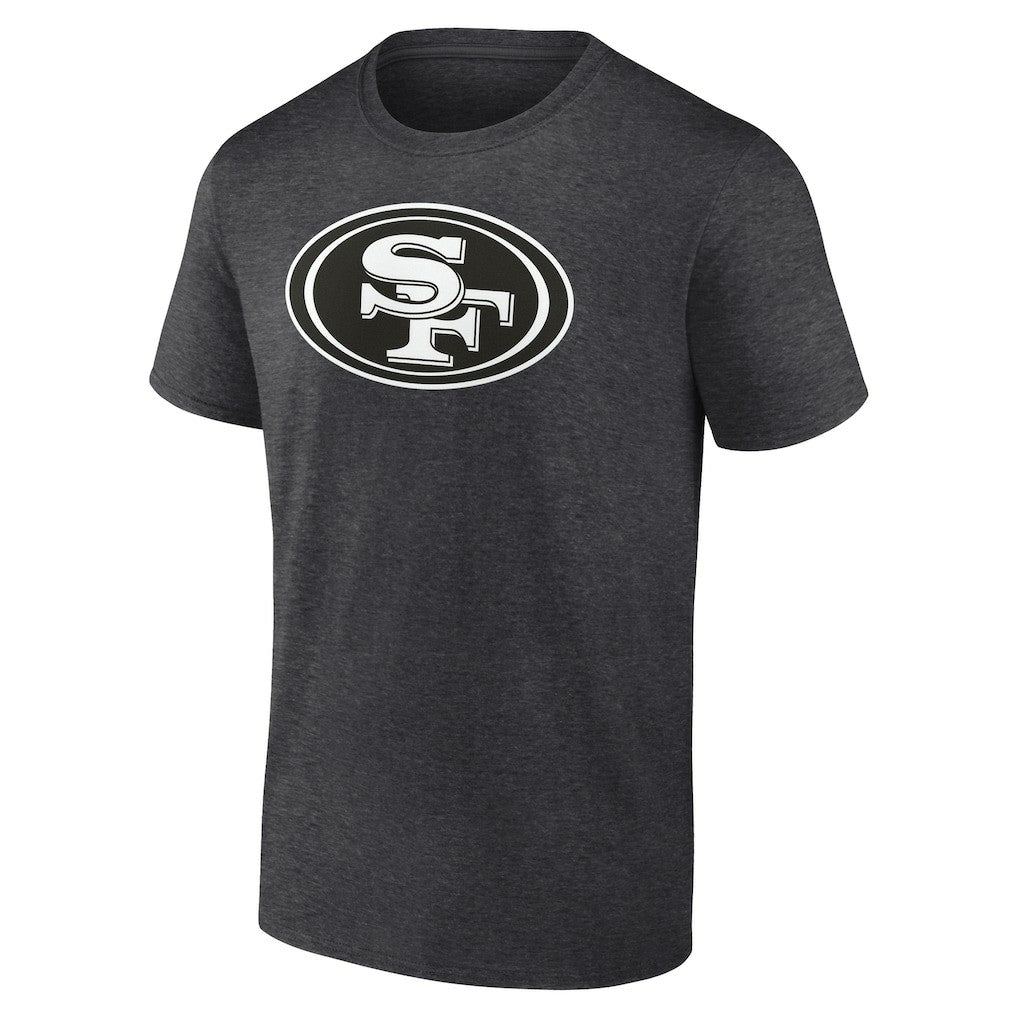 San Francisco 49ers Personalized Name & Number Monochrome T-Shirt - Charcoal T-shirts