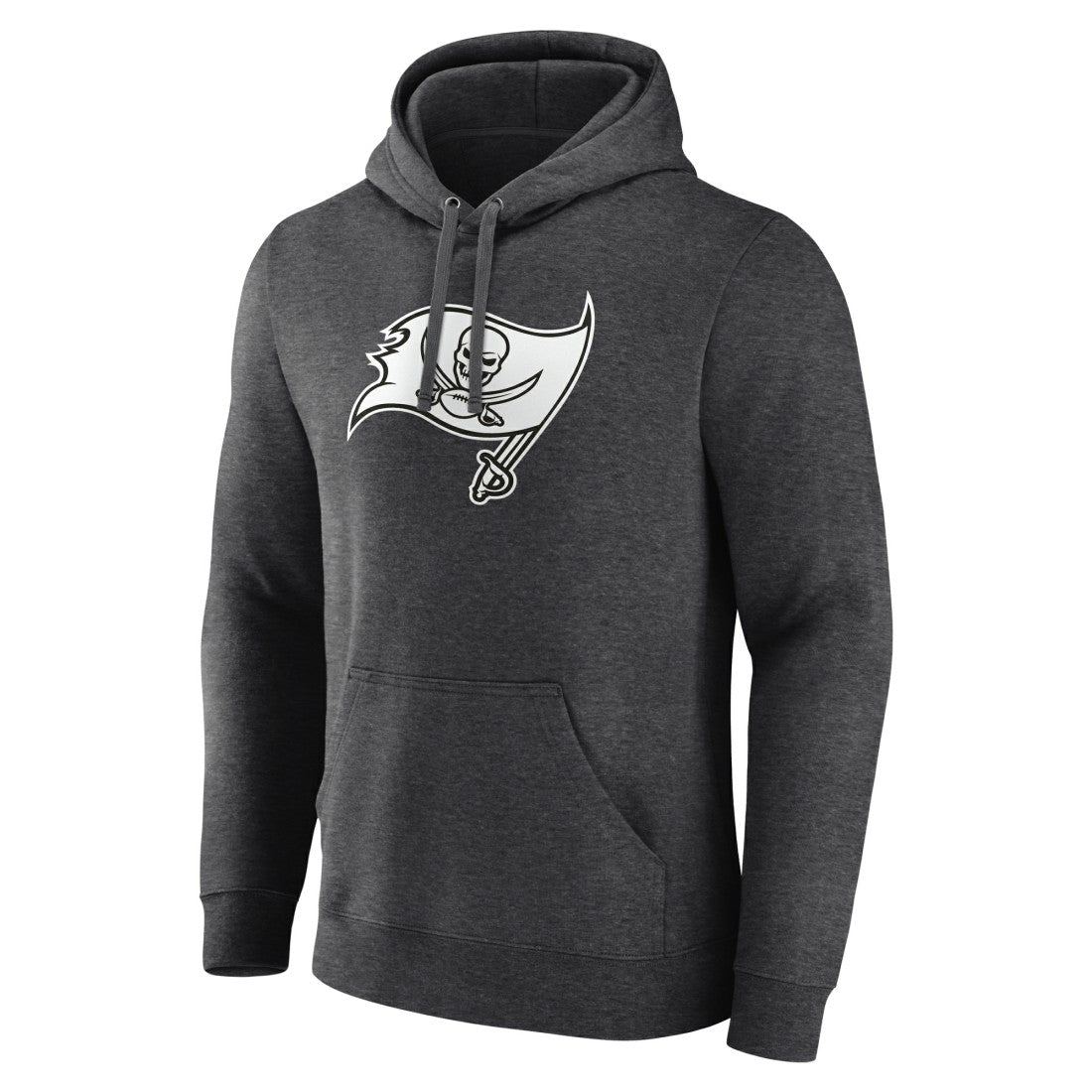Tampa Bay Buccaneers Personalized Name & Number Monochrome Pullover Hoodie - Charcoal Hoodies