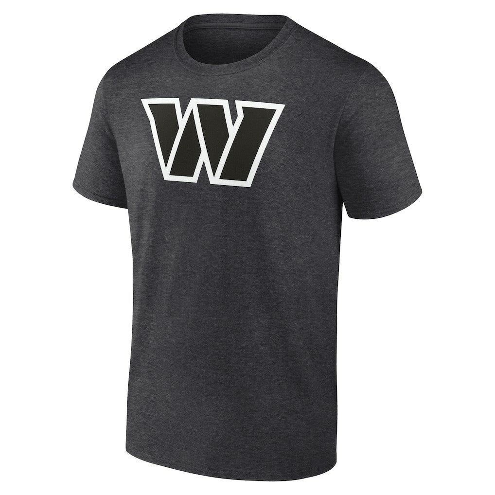 Washington Commanders Personalized Name & Number Monochrome T-Shirt - Charcoal T-shirts