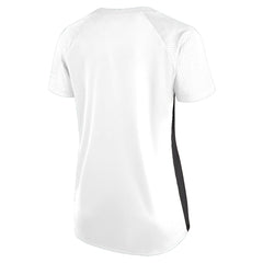 Las Vegas Raiders Women's Plus Size Glitter Lace-Up V- Neck T-Shirt - Neck T-Shirt - White T-shirts