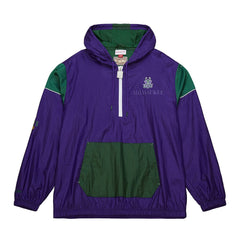 Milwaukee Bucks Unisex Hardwood Classics Team OG 3.0 Anorak Half-Zip Windbreaker Jacket Purple - Mitchell & Ness