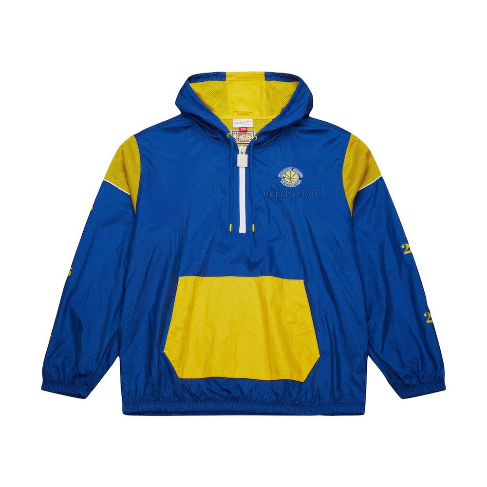 Golden State Warriors Unisex Hardwood Classics Team OG 3.0 Anorak Half-Zip Windbreaker Jacket Royal - Mitchell & Ness outlet
