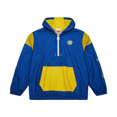 Golden State Warriors Unisex Hardwood Classics Team OG 3.0 Anorak Half-Zip Windbreaker Jacket Royal - Mitchell & Ness outlet