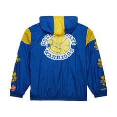Golden State Warriors Unisex Hardwood Classics Team OG 3.0 Anorak Half-Zip Windbreaker Jacket Royal - Mitchell & Ness outlet