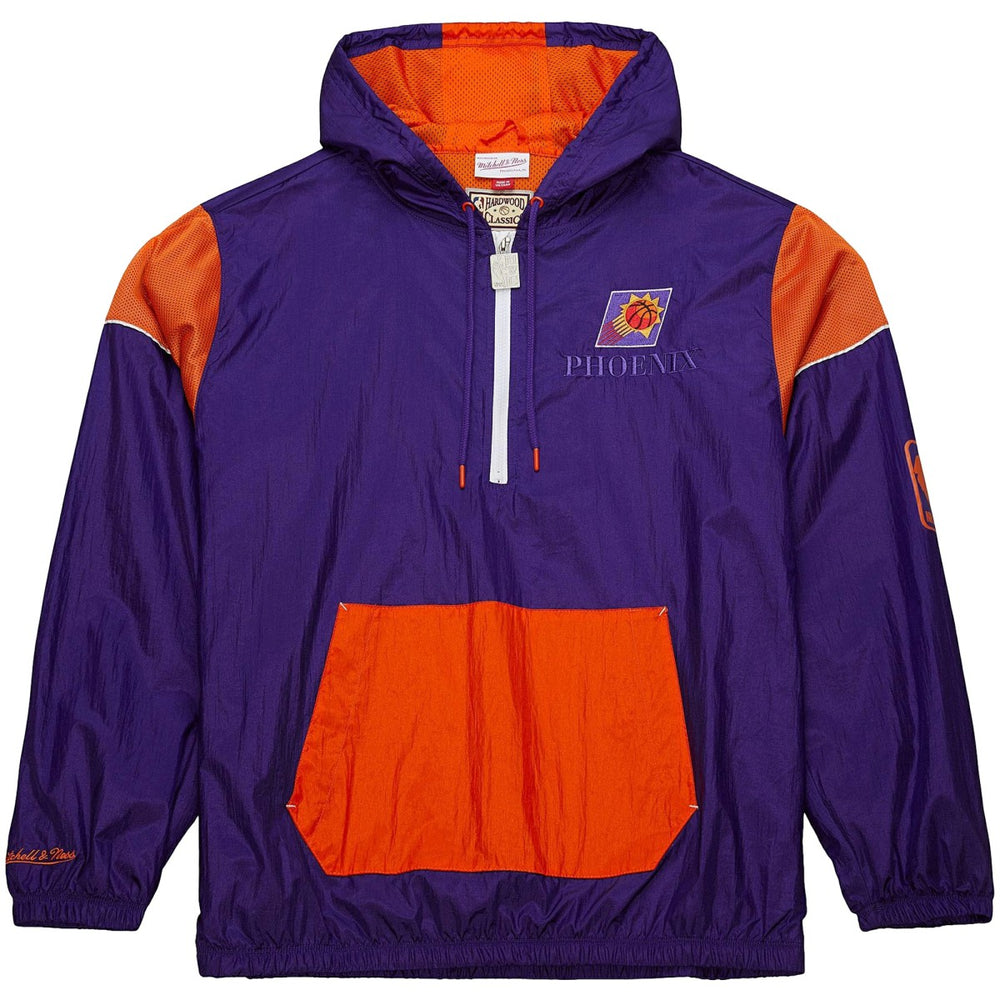 Phoenix Suns Unisex Hardwood Classics Team OG 3.0 Anorak Half-Zip Windbreaker Jacket Purple - Mitchell & Ness