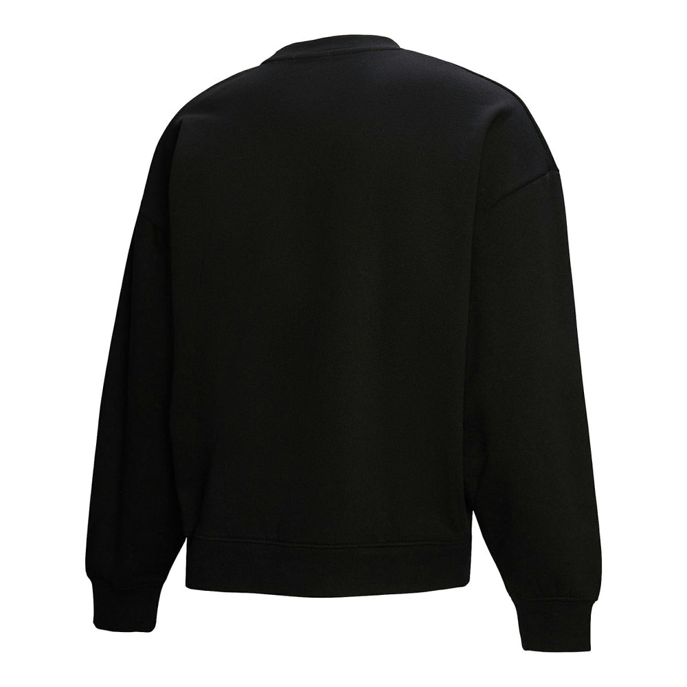 New York Knicks Women's Hardwood Classics Home Team Pullover Sweatshirt Black - Mitchell & Ness