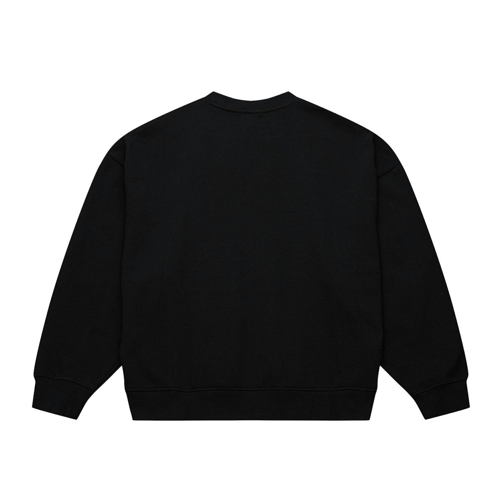 New York Knicks Women's Hardwood Classics Home Team Pullover Sweatshirt Black - Mitchell & Ness