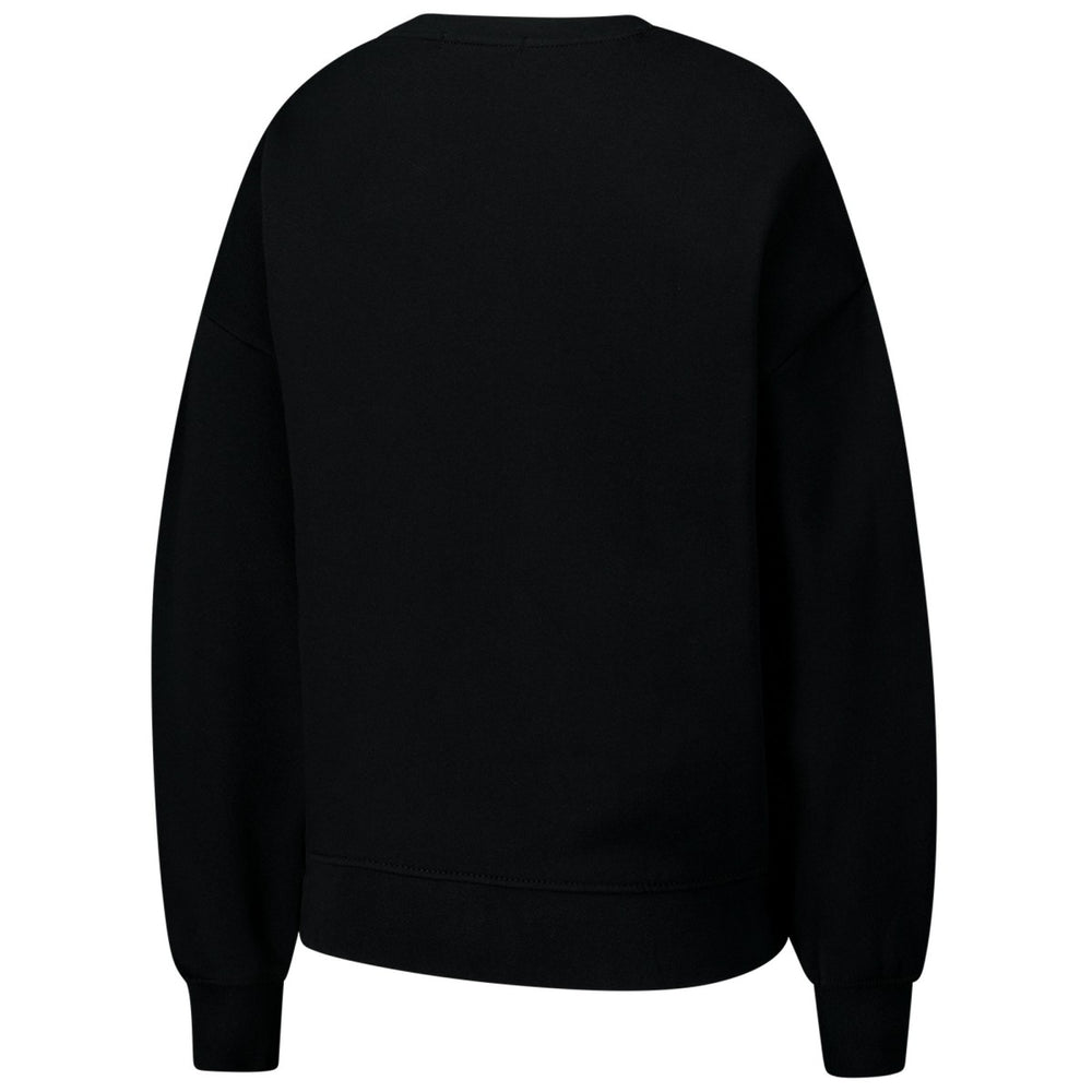 Milwaukee Bucks Women's Hardwood Classics Home Team Pullover Sweatshirt Black - Mitchell & Ness