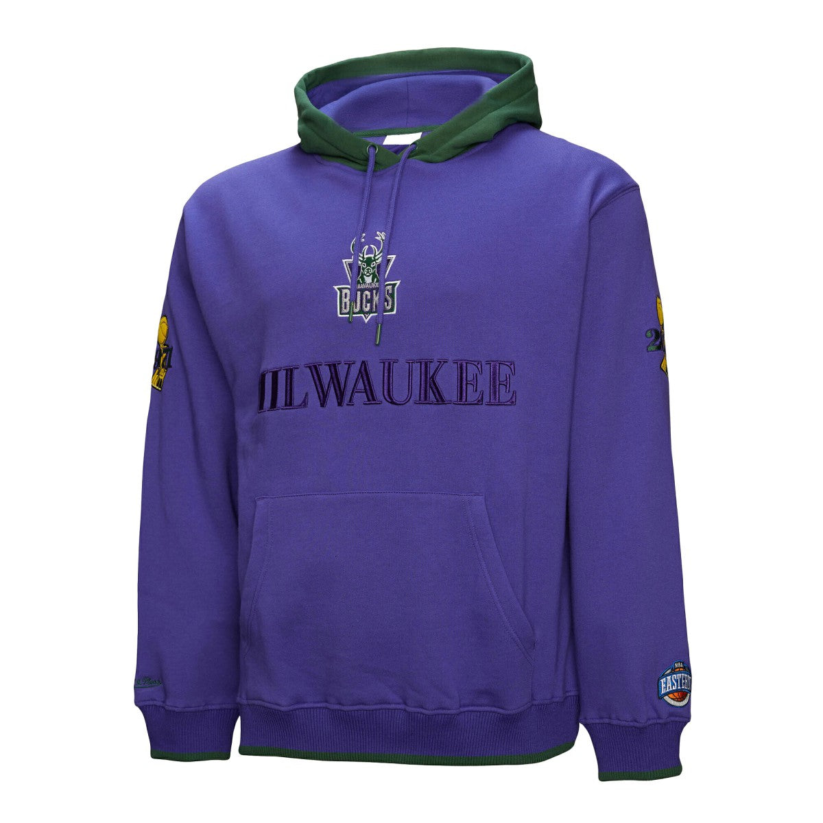 Milwaukee Bucks Hardwood Classics Team OG 3.0 Pullover Hoodie Purple - Mitchell & Ness