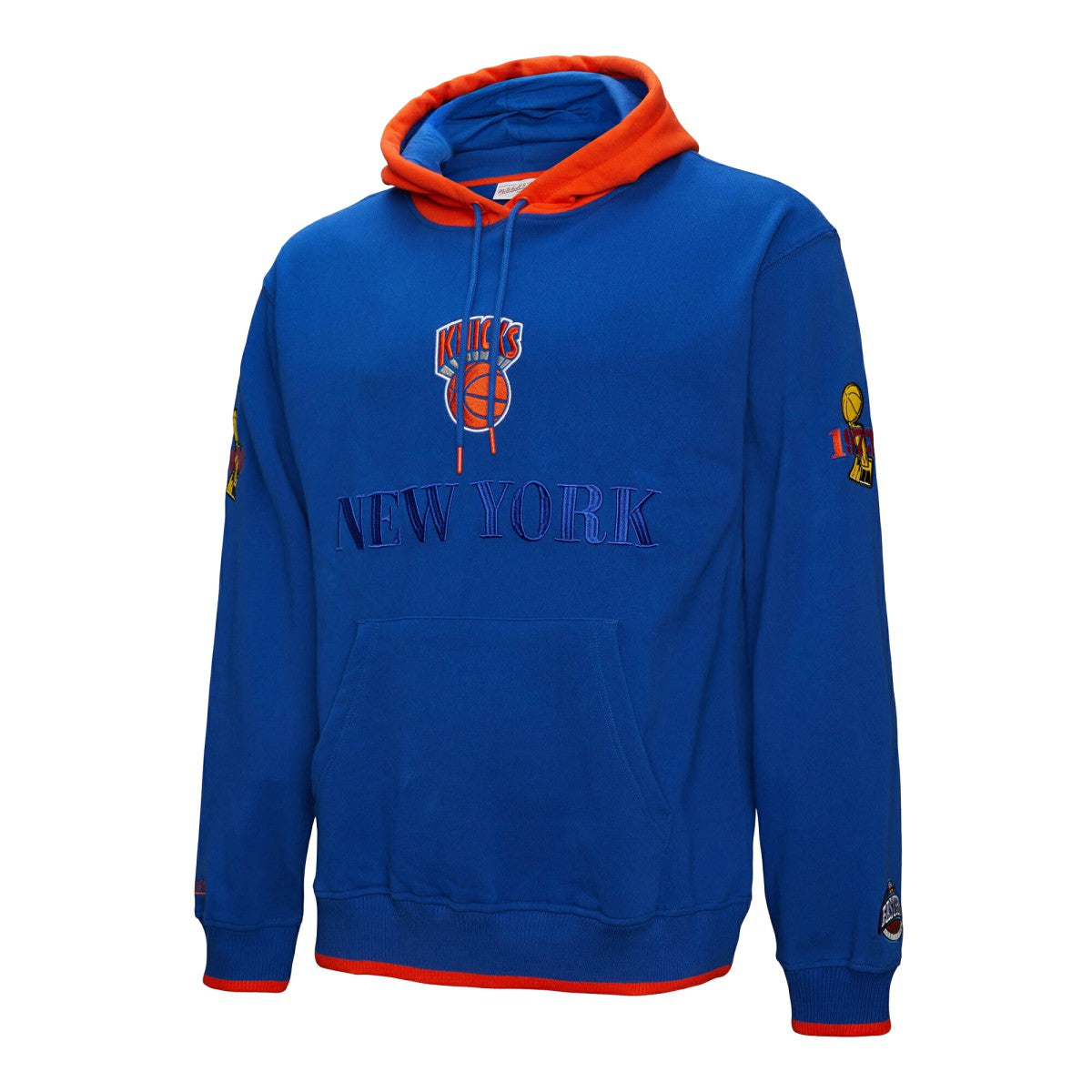 New York Knicks Hardwood Classics Team OG 3.0 Pullover Hoodie Royal - Mitchell & Ness