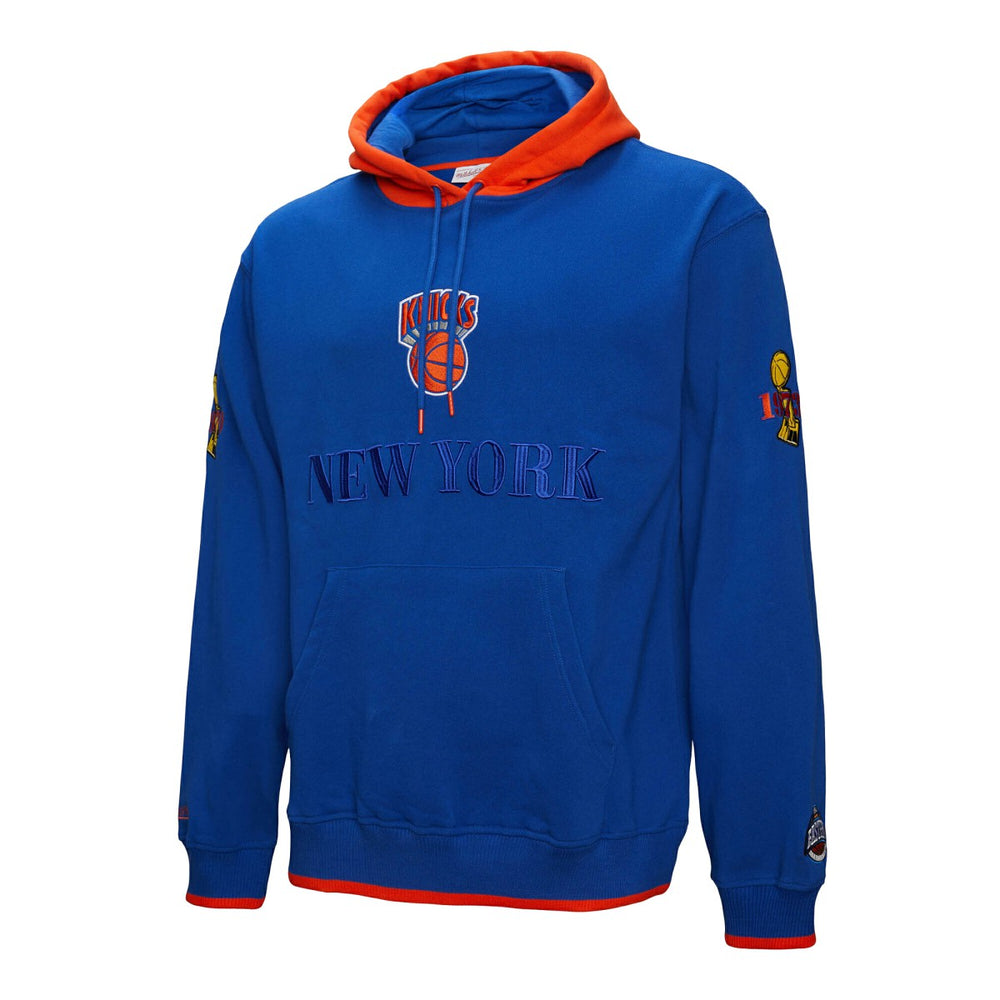 New York Knicks Hardwood Classics Team OG 3.0 Pullover Hoodie Royal - Mitchell & Ness