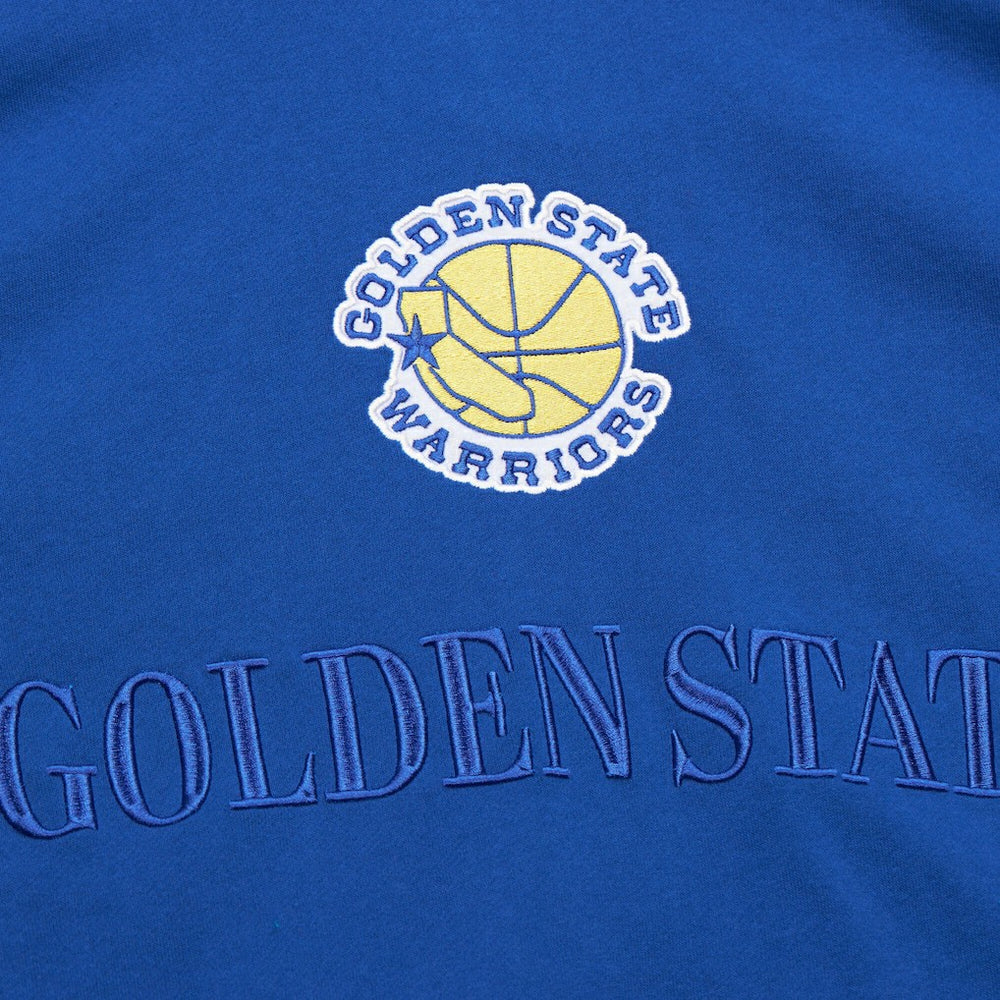 Golden State Warriors Hardwood Classics Team OG 3.0 Pullover Hoodie Royal - Mitchell & Ness