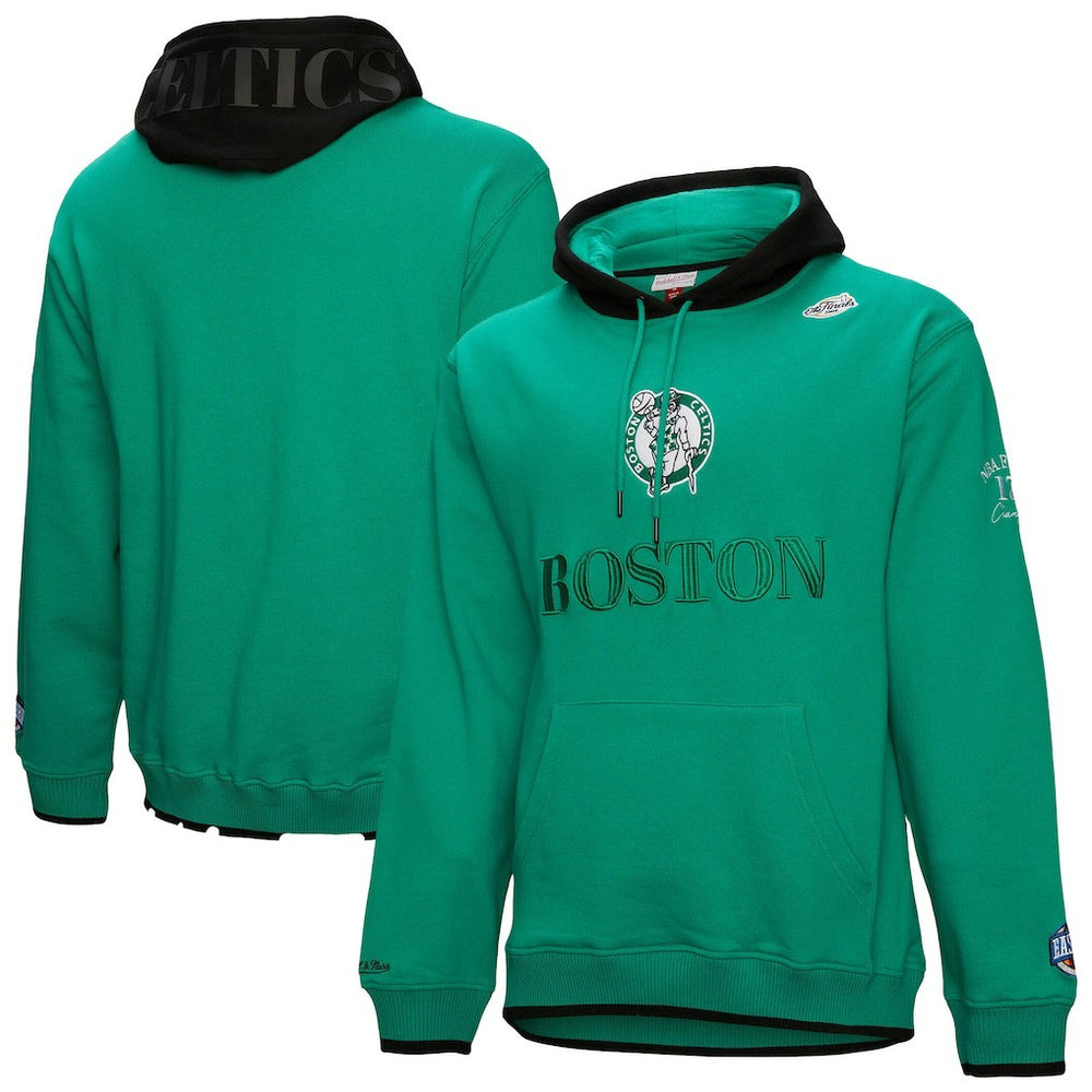 Boston Celtics Hardwood Classics Team OG 3.0 Pullover Hoodie Kelly Green - Mitchell & Ness outlet