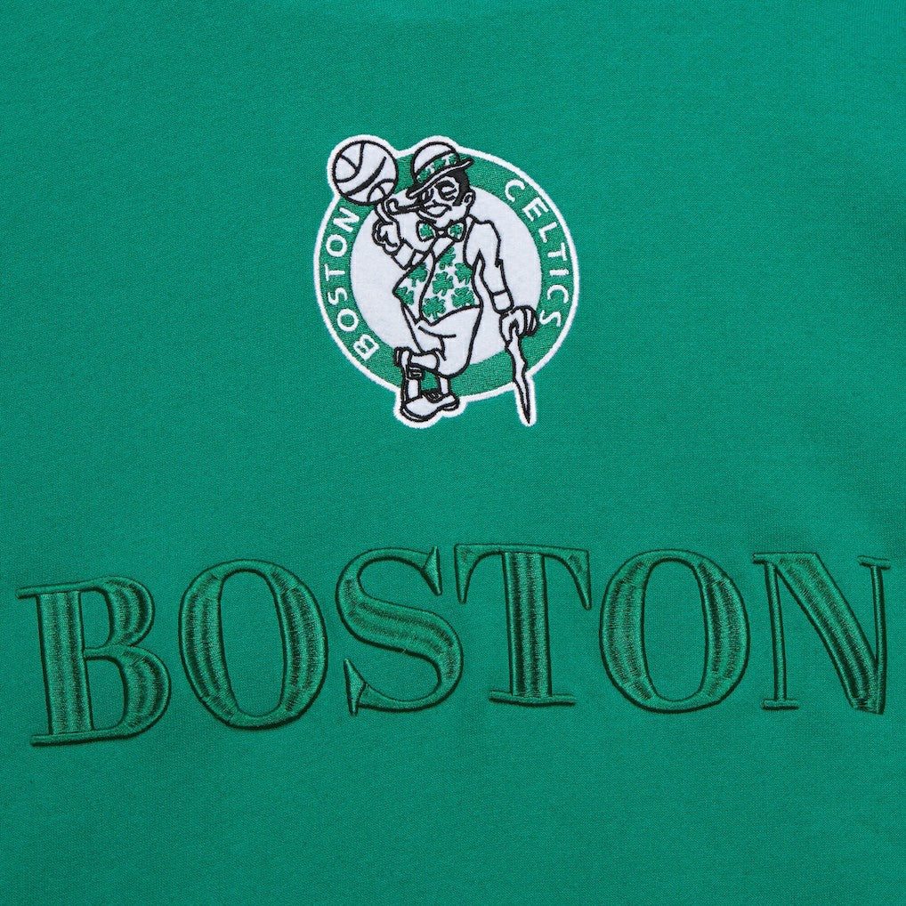 Boston Celtics Hardwood Classics Team OG 3.0 Pullover Hoodie Kelly Green - Mitchell & Ness outlet
