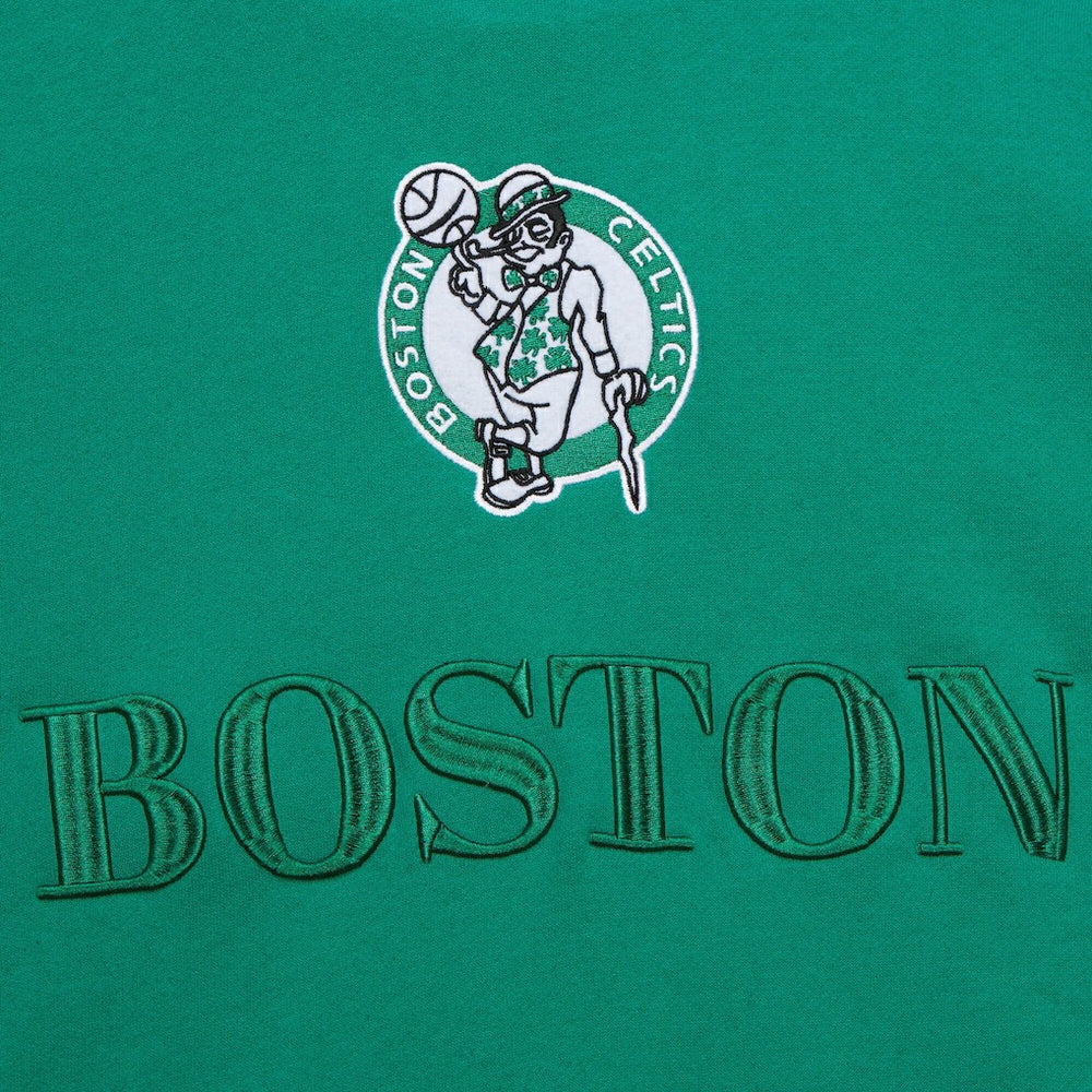 Boston Celtics Hardwood Classics Team OG 3.0 Pullover Hoodie Kelly Green - Mitchell & Ness outlet