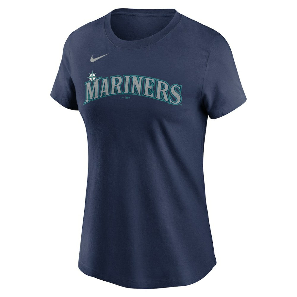 Randy Arozarena Seattle Mariners Nike Women's Cooperstown Collection Fuse Name & Number T-Shirt - Navy T-shirts