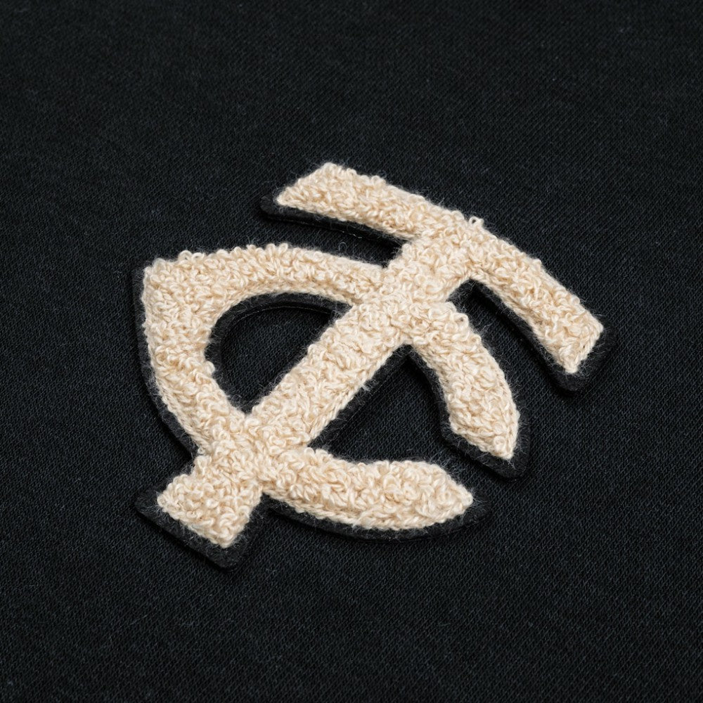 Minnesota Twins Levelwear Murray Quarter-Zip Sweatshirt - Black Sweatshirts