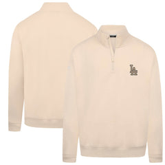 Los Angeles Dodgers Levelwear Murray Quarter-Zip Sweatshirt - Khaki Sweatshirts