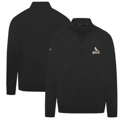 St. Louis Cardinals Levelwear Murray Quarter-Zip Sweatshirt - Black Sweatshirts