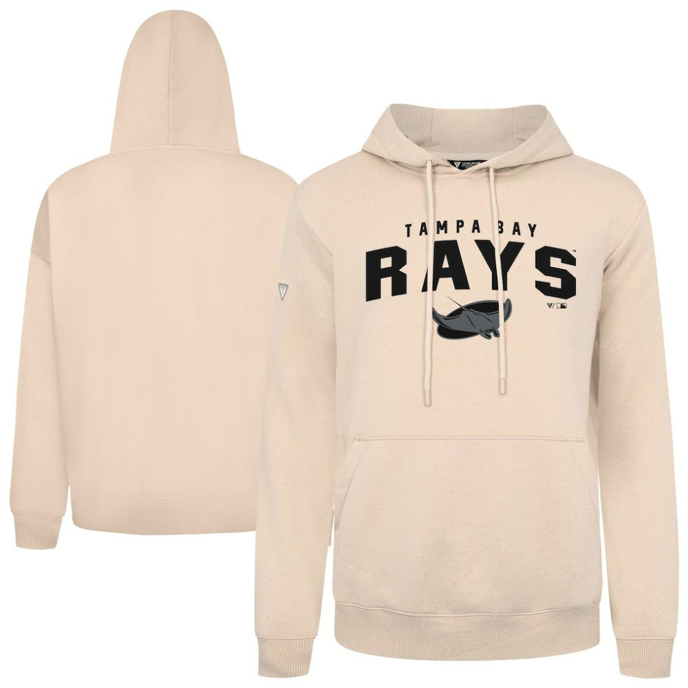 Tampa Bay Rays Levelwear Podium Team Arch Pullover Hoodie - Khaki Hoodies