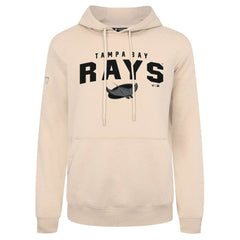 Tampa Bay Rays Levelwear Podium Team Arch Pullover Hoodie - Khaki Hoodies