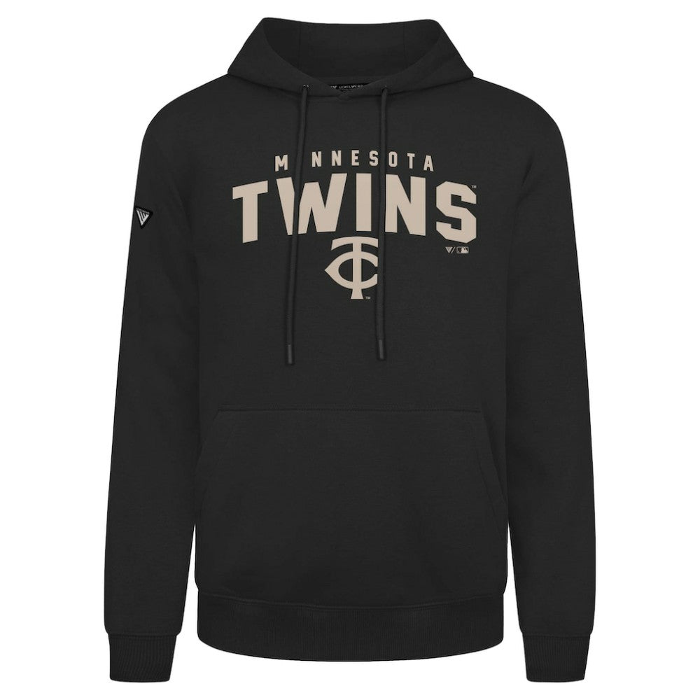 Minnesota Twins Levelwear Podium Team Arch Pullover Hoodie - Black Hoodies