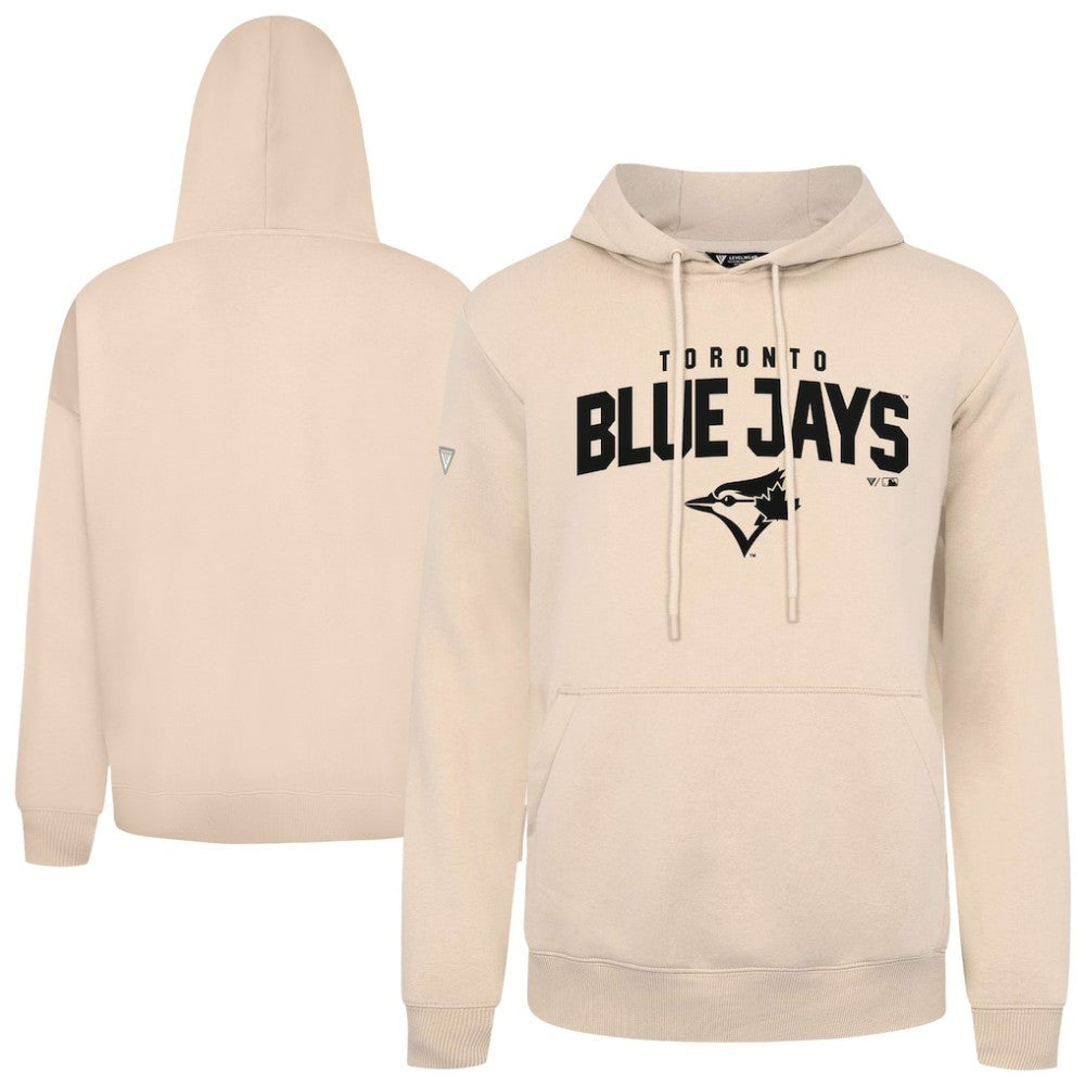 Toronto Blue Jays Levelwear Podium Team Arch Pullover Hoodie - Khaki Hoodies