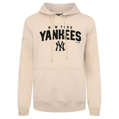 New York Yankees Levelwear Podium Team Arch Pullover Hoodie - Khaki Hoodies
