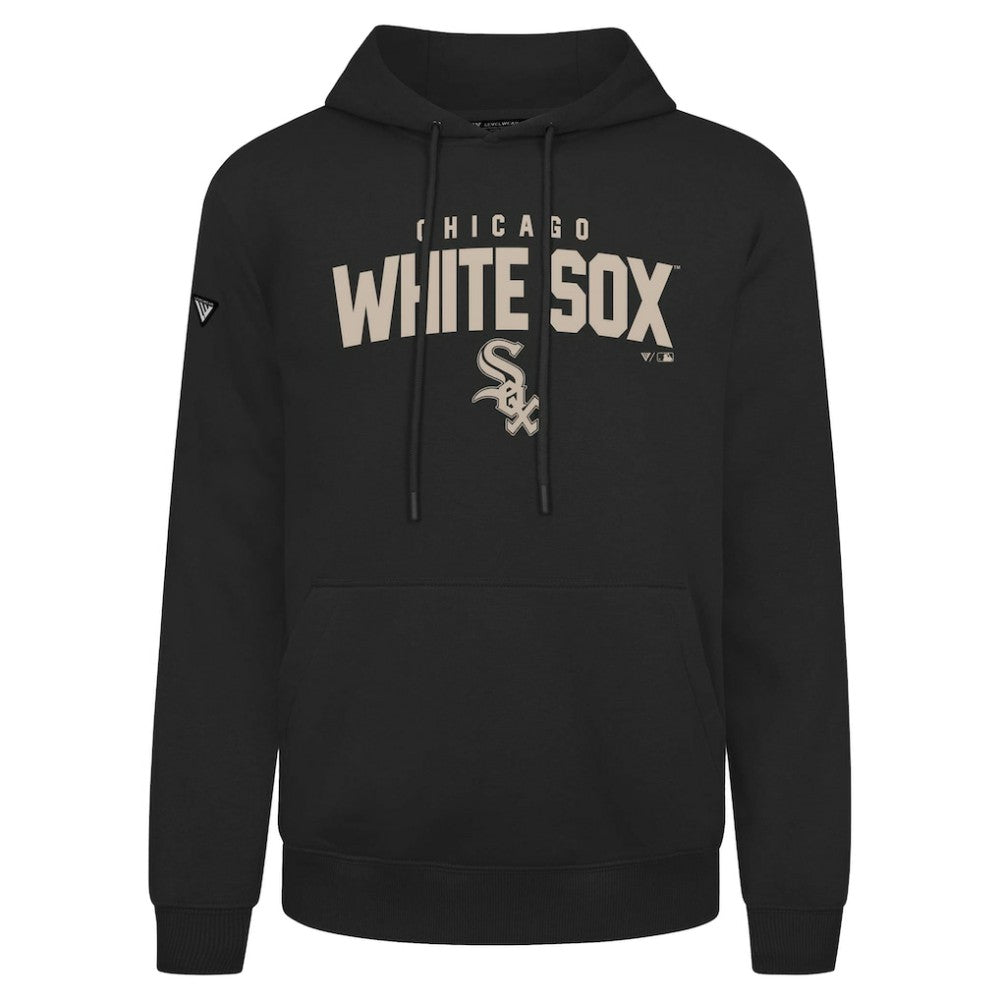 Chicago White Sox Levelwear Podium Team Arch Pullover Hoodie - Black Hoodies