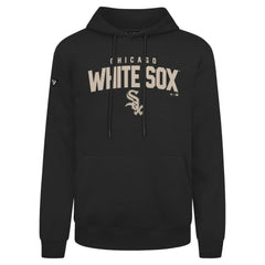 Chicago White Sox Levelwear Podium Team Arch Pullover Hoodie - Black Hoodies