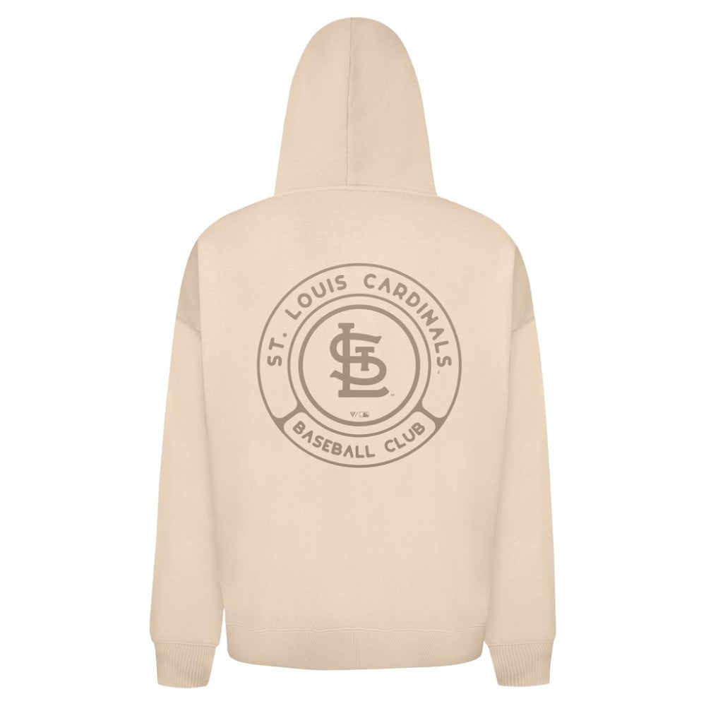 St. Louis Cardinals Levelwear Uphill Oversized Full-Zip Hoodie - Khaki Hoodies