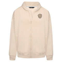 Milwaukee Brewers Levelwear Uphill Oversized Full-Zip Hoodie - Khaki Hoodies