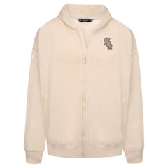 Chicago White Sox Levelwear Uphill Oversized Full-Zip Hoodie - Khaki Hoodies
