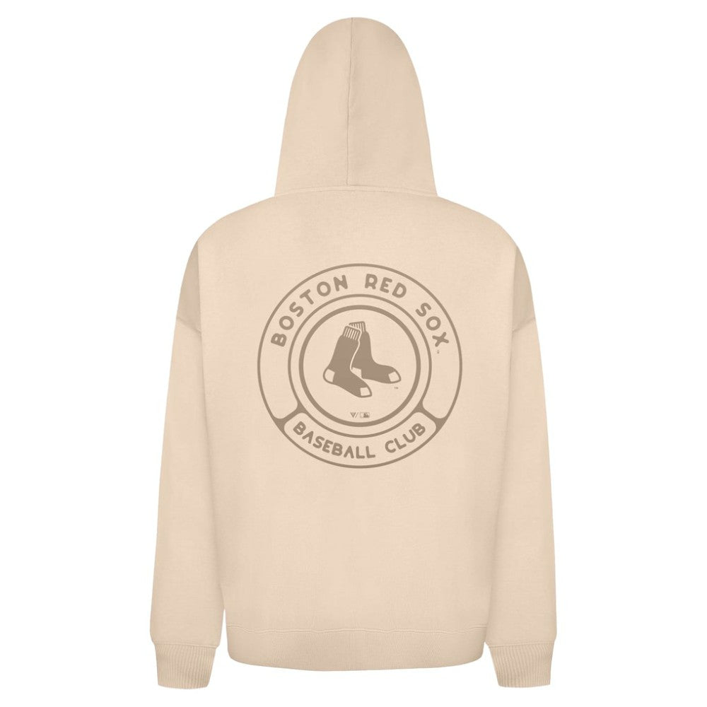 Boston Red Sox Levelwear Uphill Oversized Full-Zip Hoodie - Khaki Hoodies