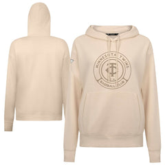 Minnesota Twins Levelwear Women's Adorn Gateway Pullover Hoodie - Khaki Hoodies