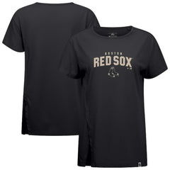 Boston Red Sox Levelwear Influx Team Arch T-Shirt - Black T-shirts
