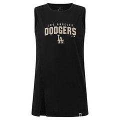 Los Angeles Dodgers Levelwear Women's Influx Team Arch Tank Top - Black Tanks