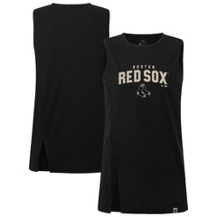 Boston Red Sox Levelwear Women's Influx Team Arch Tank Top - Black Tanks