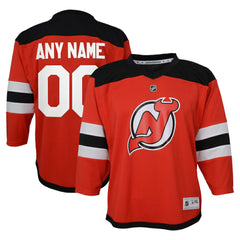 New Jersey Devils Youth Replica Custom Jersey - Red | US 202081844